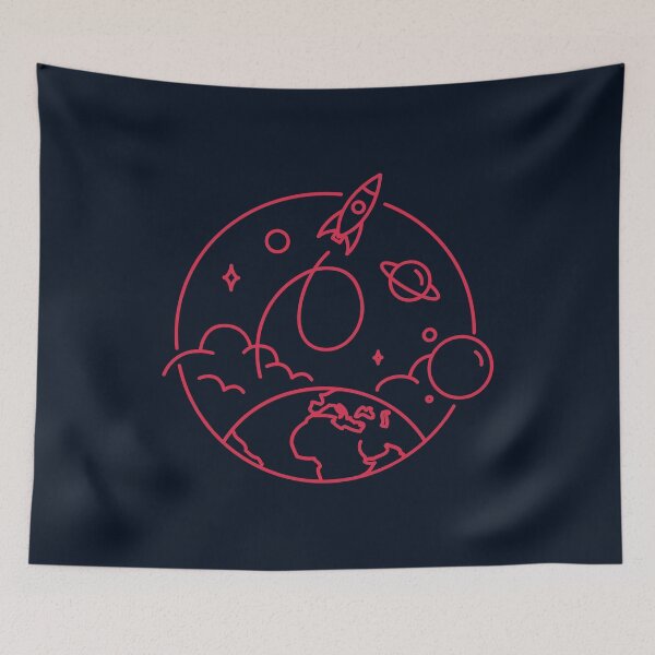 Item preview, Space Rocket Design Print designed and sold by Weavers92.
