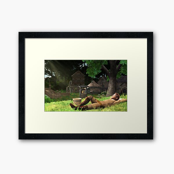 Lazy Afternoon Framed Art Print