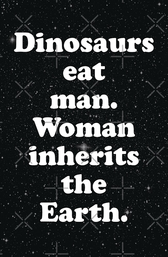 dinosaurs eat man