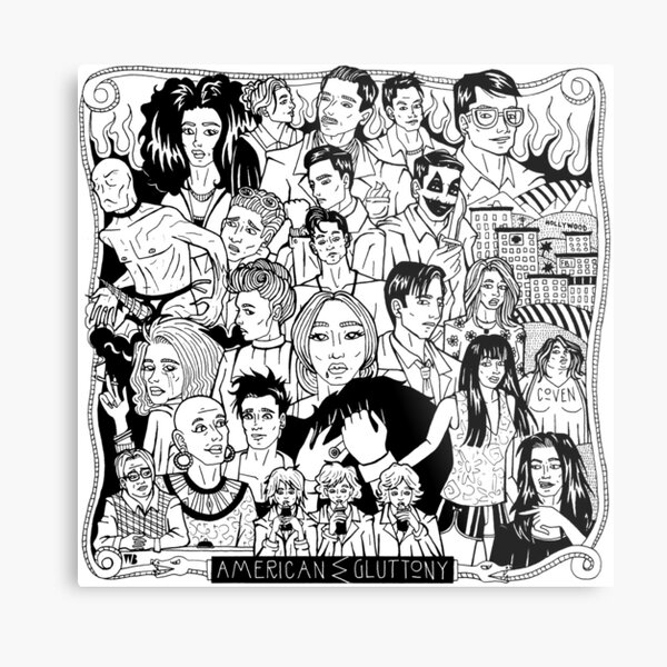 AHS - HOTEL Metal Print