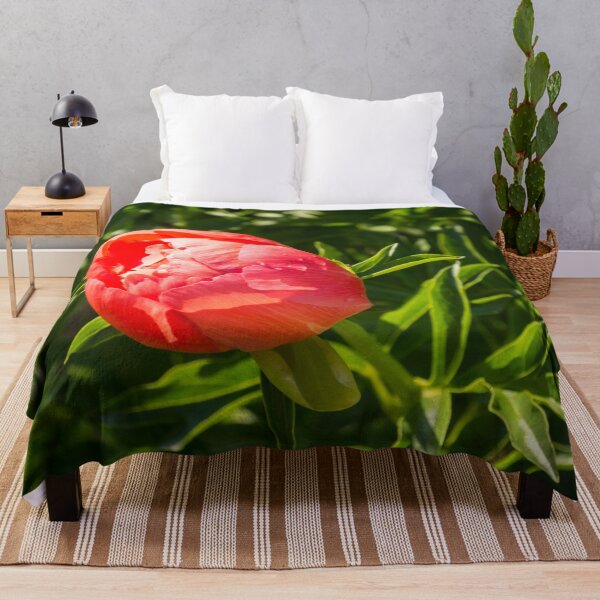 Item preview, Living Coral Coloured Peony - designed and sold by Georgia Mizuleva.
