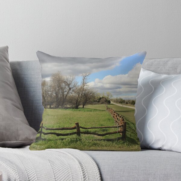 Item preview, Country Wooden Fence with Storm Cloud's designed and sold by ROBERTDBROZEK.