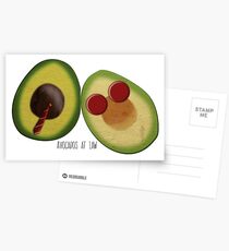 Avocados im Gesetz Postkarten