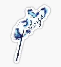 Always magic wand spell (blue) Sticker