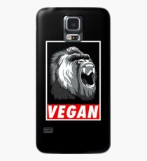 Vegan fitness : the power of gorilla ! Case/Skin for Samsung Galaxy