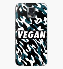 Vegan - Blue camouflage Case/Skin for Samsung Galaxy