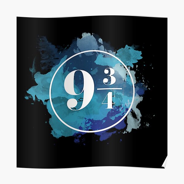 9 3/4 station sign Poster