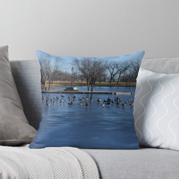 Item preview, Canadian Geese  Resting on Blue Ice designed and sold by ROBERTDBROZEK.