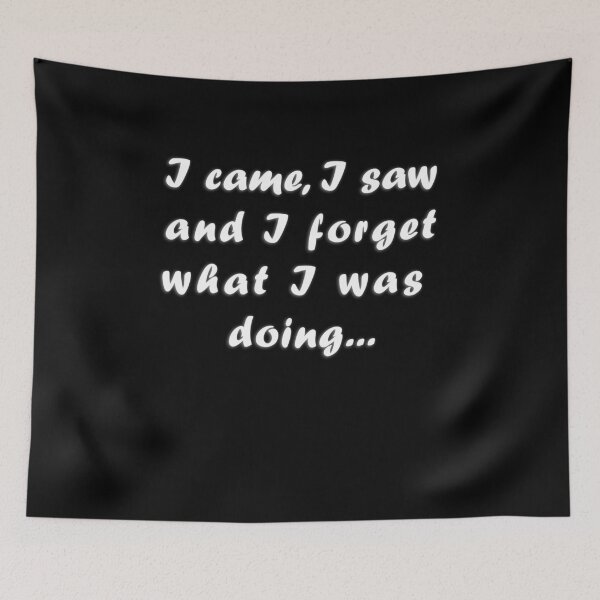 Item preview, I came I saw and I forget what I was doing designed and sold by Lenny Stahl.