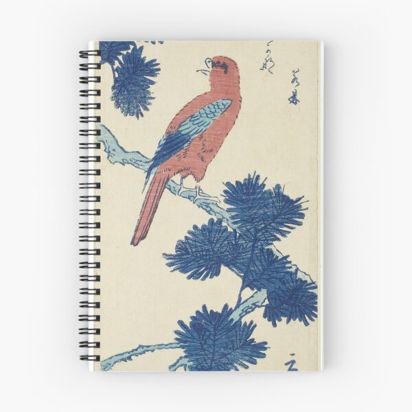 Item preview, Bird on pine tree designed and sold by woodblockmuseum.