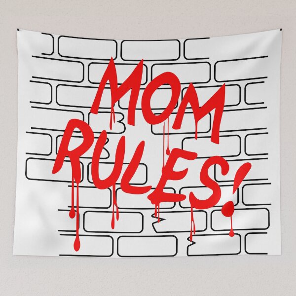 Item preview, Mom Rules Graffiti designed and sold by dechap.