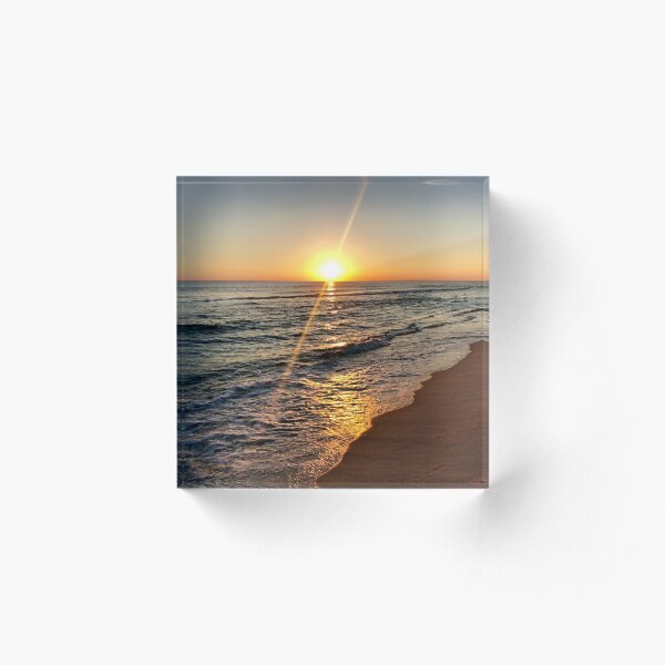 Florida Sunset, Panama City Beach, FL Acrylic Block