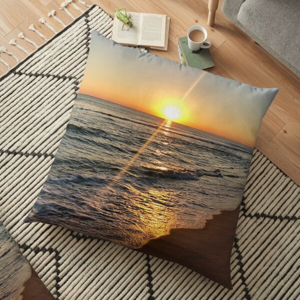 Florida Sunset, Panama City Beach, FL Floor Pillow