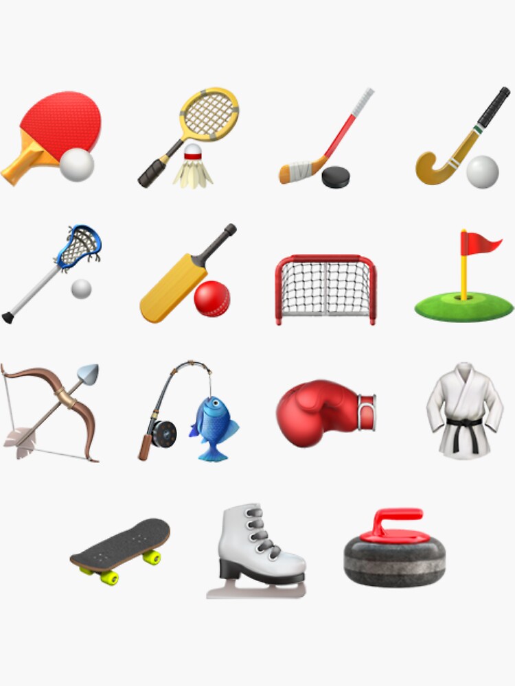 "Sports Sticker Pack" Sticker for Sale by alwaysnicole Redbubble