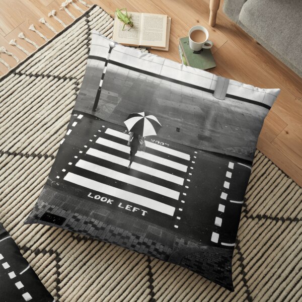 Zebra Crossing - London Floor Pillow