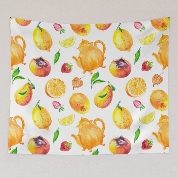 Item preview, Seamless pattern with lemon fruit watercolor. designed and sold by LiliyaSavelieva.