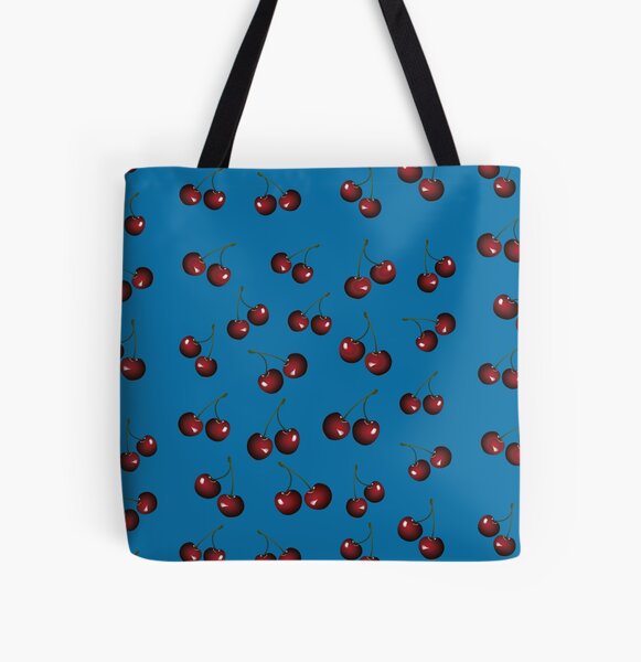 Cherry Designed All Over Print Tote Bag