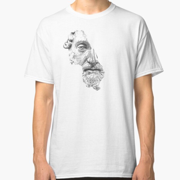 MARCUS AURELIUS ANTONINUS AUGUSTUS / black and white Classic T-Shirt