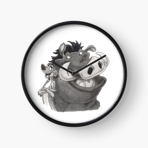 timon y pumba blanco y negro