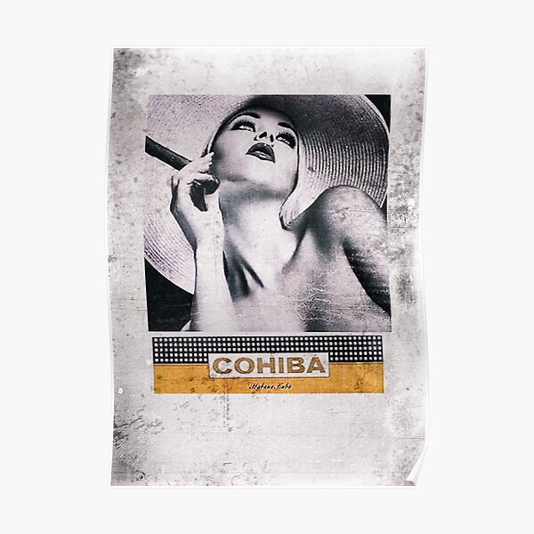 Cuban Cigar & Sexy lady Poster
