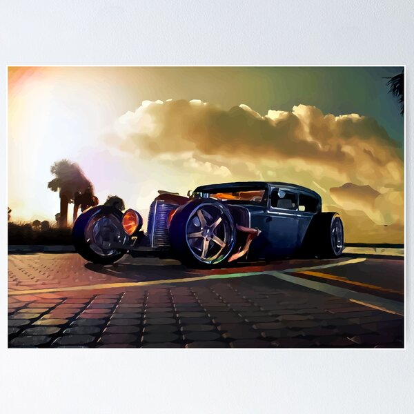 Item preview, Hotrod Hustle Car Muscle designed and sold by Showstroopart Christian Velazquez.