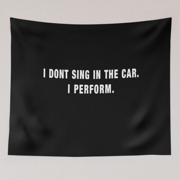 Item preview, I don't sing in the car - I perform designed and sold by Lenny Stahl.