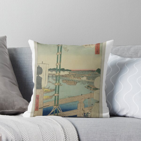 Item preview, Nihonbashi from the series Thirty-six Views of the Eastern Capital (Toto sanjurokkei) designed and sold by woodblockmuseum.