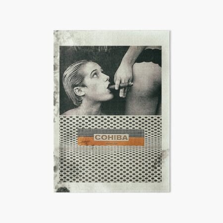 Cuban Cigar & Sexy lady Art Board Print