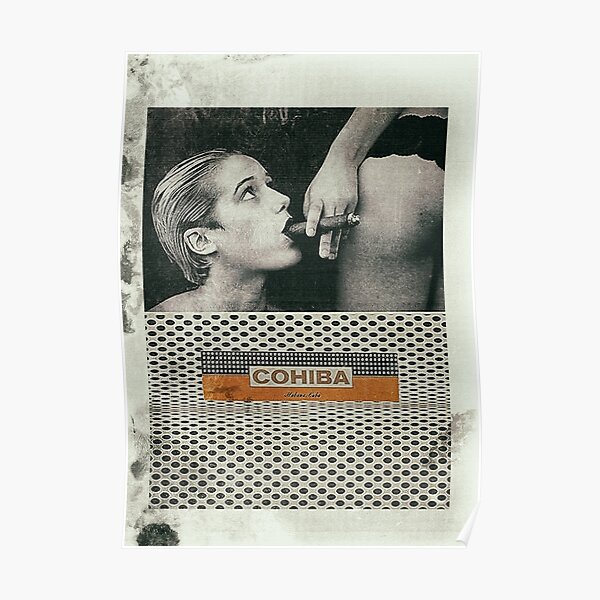 Cuban Cigar & Sexy lady Poster