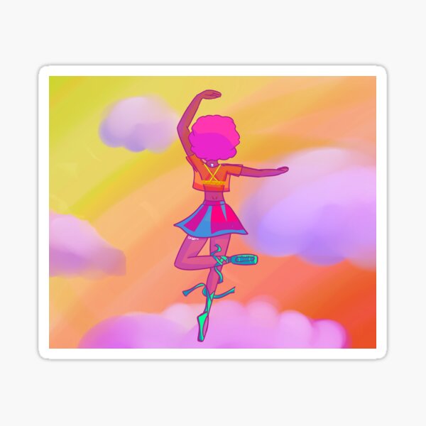 Walking in Space Sticker