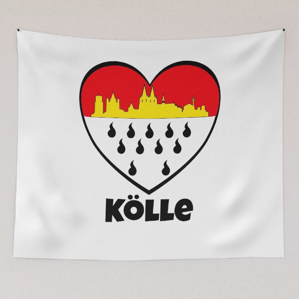 Item preview, Cologne Kölle coat of arms silhouette designed and sold by ohrshirt.