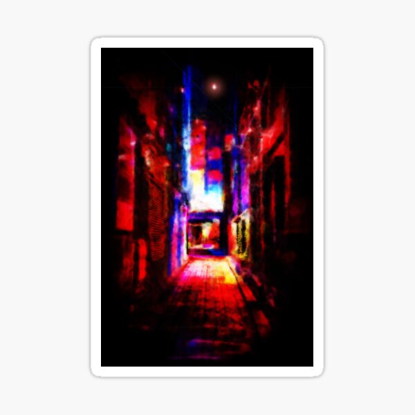 Neon Nights Sticker