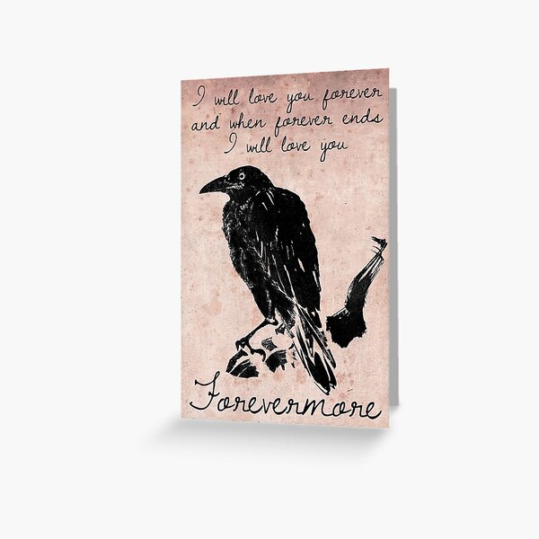 Raven Greeting Card 