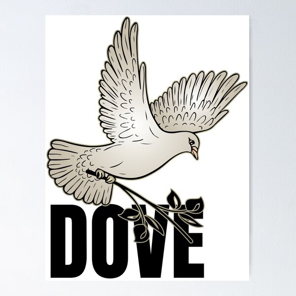 Item preview, dove design, dove lovers, dove fans, animal fans designed and sold by qurako.