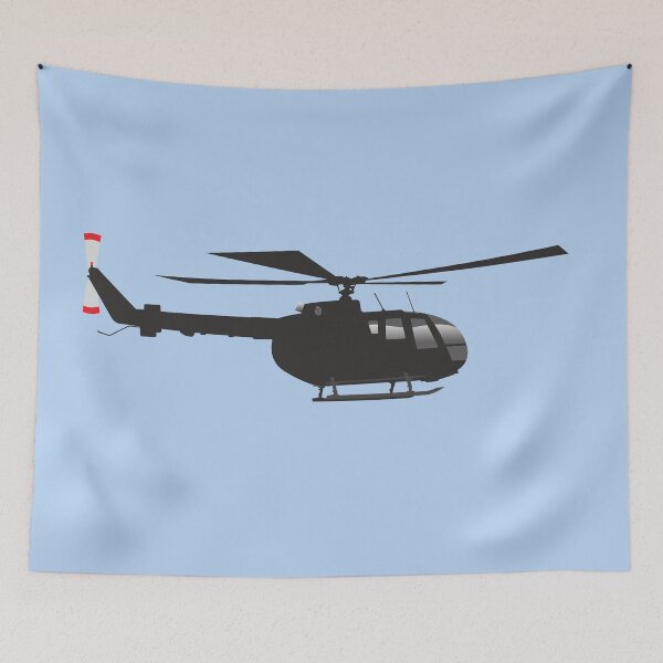 Item preview, Black German Helicopter Bo105  designed and sold by NorseTech.