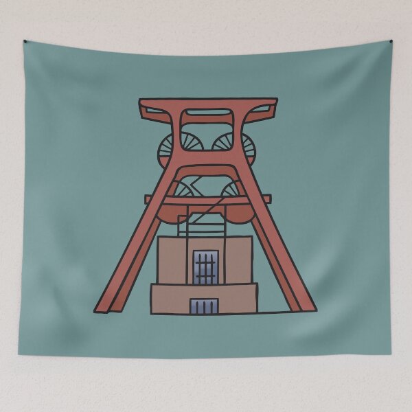 Item preview, Zollverein Coal Mine Industrial Complex  in Essen designed and sold by Berlin-T-Shirt.