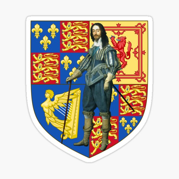 Item preview, Charles I of England | Royal Arms of England designed and sold by mangaBear.