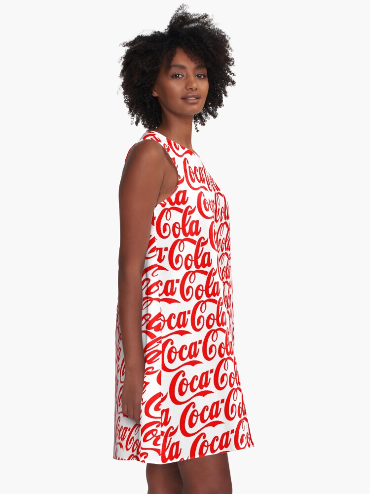 Alternate view of coca-cola A-Line Dress