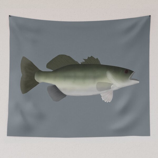 Item preview, Florida Largemouth Bass designed and sold by fishfolkart.
