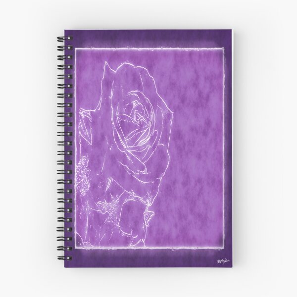 Item preview, Pink Roses in Anzures 1 Outlined Purple designed and sold by TravelPhotoArt.