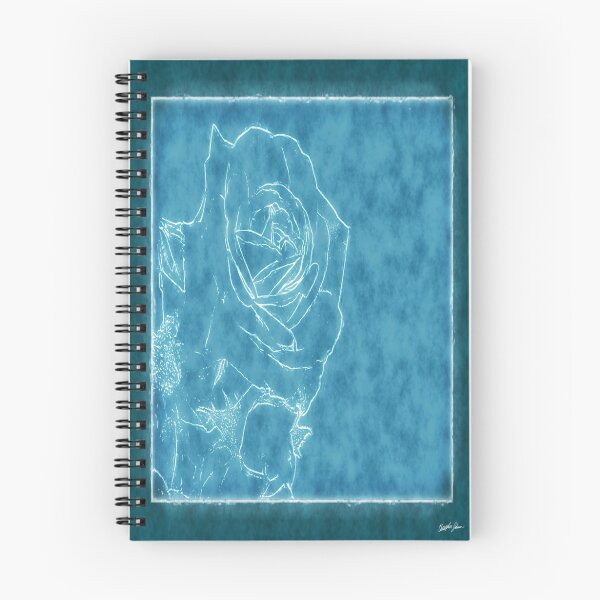 Item preview, *Pink Roses in Anzures 1 Outlined Blue* designed and sold by TravelPhotoArt.