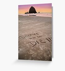 Goonies Greeting Card