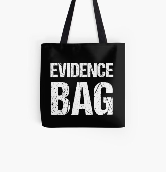 Evidence Bag Tote for True Crime Fan All Over Print Tote Bag