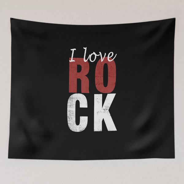 Item preview, I love Rock designed and sold by Lenny Stahl.
