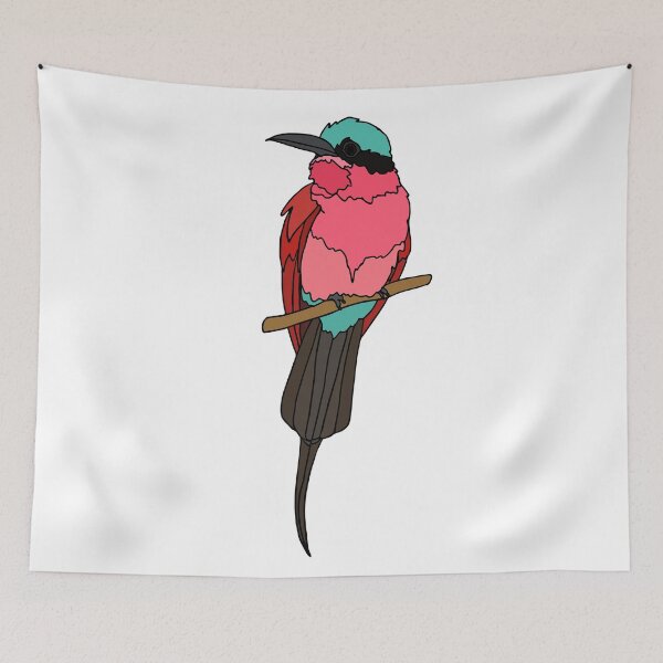 Item preview, Southern Carmine Bee-eater designed and sold by nolessjess.