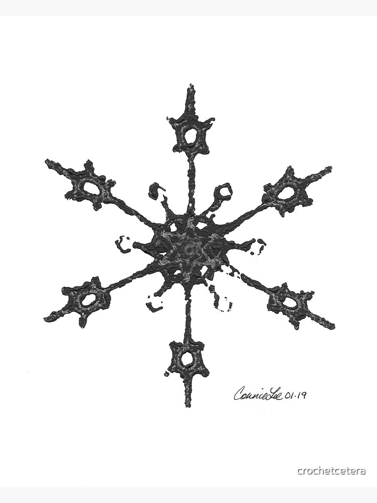 Crochet Impressions: SNOWFLAKE by crochetcetera