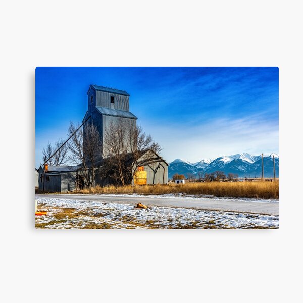 The Charlo (Montana) Elevator Canvas Print