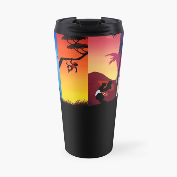 Hexaptych Silhouettes Travel Mug