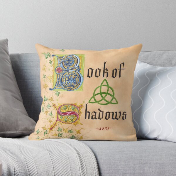 Book of Shadows Page Throw Pillow