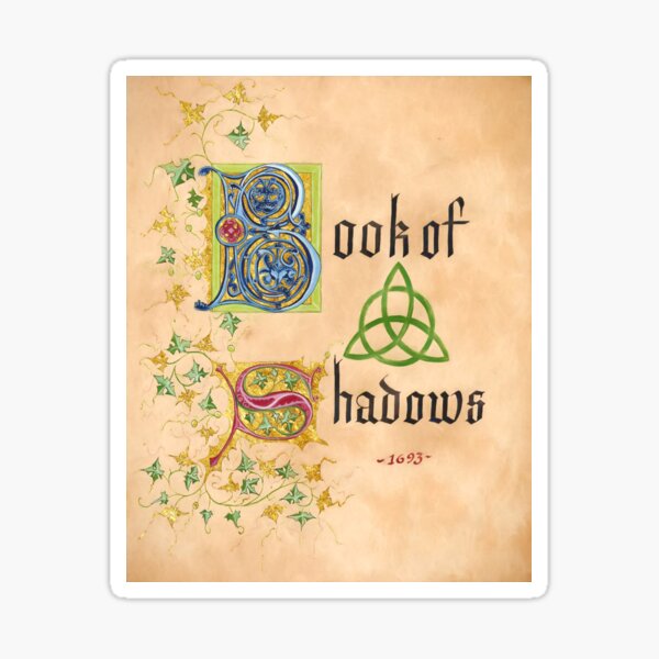 Livre du livre des ombres Sticker